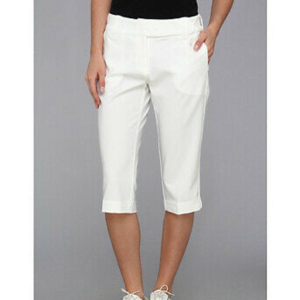 Oakley Albatross Capri Pants Size 4 White Golf